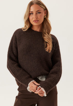 Pccleo Ls O-neck Chunky Knit