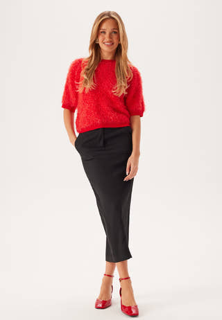 PCFee SS O-Neck Knit Top