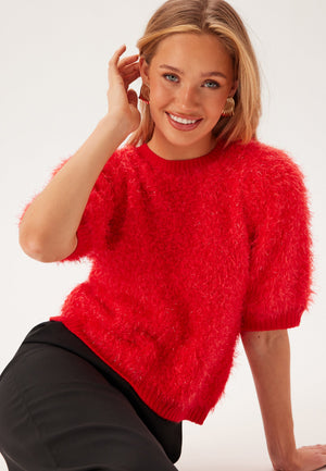 PCFee SS O-Neck Knit Top