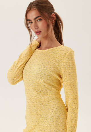 Pcflora Ls Midi Dress
