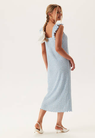 Pcflora Strap Flounce Dress