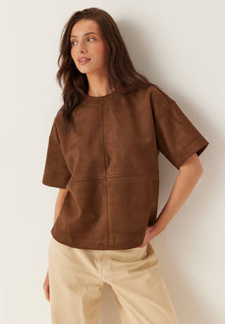 Pcgertu Ss Boxy Tee