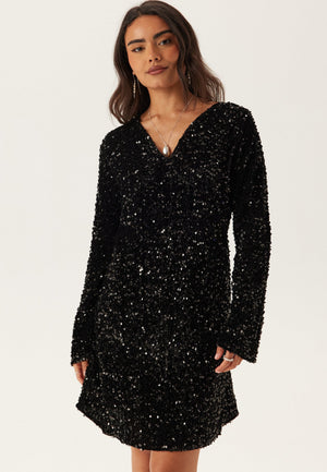 Pckam Ls V-neck New Dress Jrs