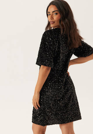 Pckam Ss Puff Sleeves Dress