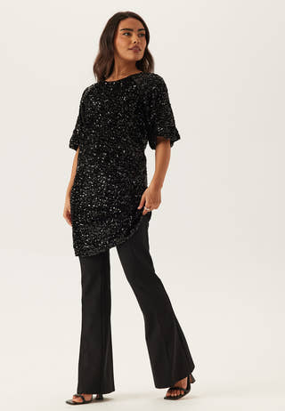 Pckam Ss Puff Sleeves Dress