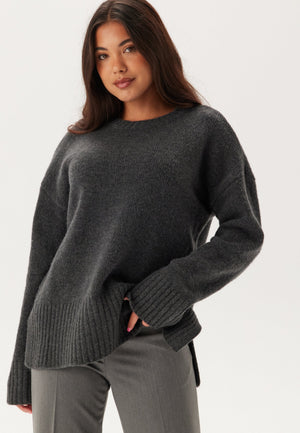Pcnancy Ls Loose O-neck Knit