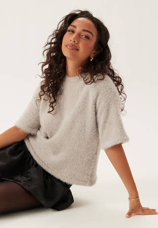 Pcovy Ss O-neck Knit