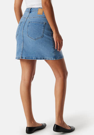 Pcpeggy HW Denim Skirt
