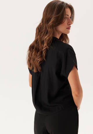 Pcpia Ss Tie Shirt Wvn Noos