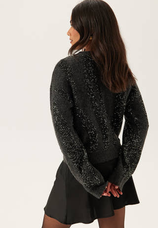 Pcrada Ls O-neck Sequin Knit