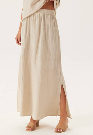 Pcsastina Hw Maxi Slit Skirt