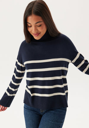 Pcsia Ls Rollneck Knit
