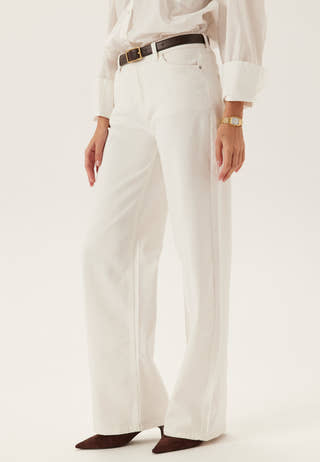 Pcsilke Mw Wide Colered Jeans