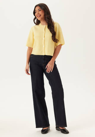 Pcsilly Ss O-neck Knit Cardiga