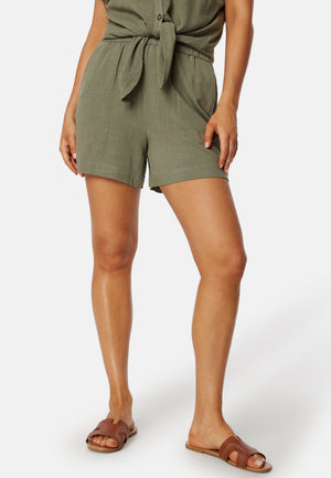 Pcvinsty HW Linen Shorts