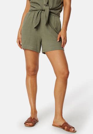Pcvinsty HW Linen Shorts