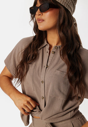 Pcvinsty Linen Tie Shirt