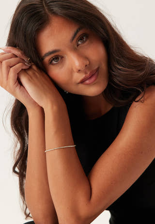 Arash Crystal Bracelet Gold-pl