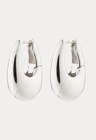 Autumn Chunky Retro Hoop Earri