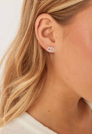 Jolina Recycled Earrings Silve
