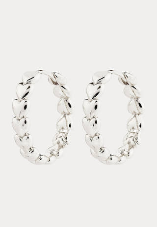 Maeve Hoop Earrings Silver-plated