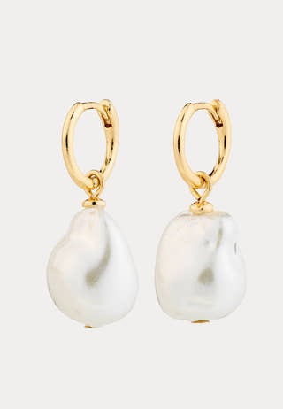 Sky Pearl Earrings Gold-plated