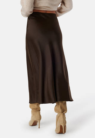 Lena High Waist Midi Skirt
