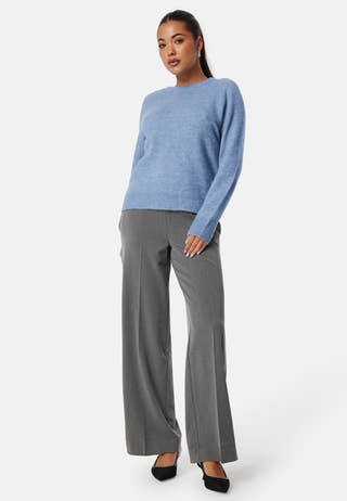 Slflulu LS Knit O-Neck