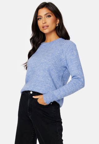 Slflulu LS Knit O-Neck