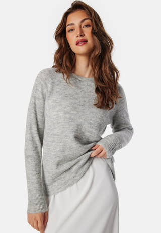 Slflulu LS Knit O-Neck