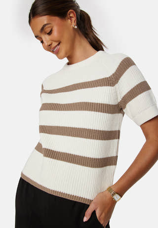 Slfbloomie SS Knit O-Neck