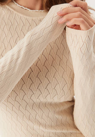 Slfcabala Ls Knit O-neck