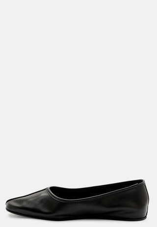 Slfelia leather ballerina