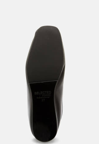 Slfelia leather ballerina