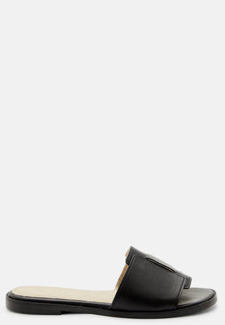 Slfisabella leather slider