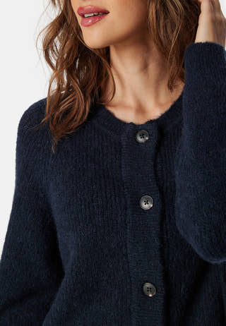 Slflulu LS knit short cardigan