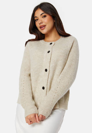 Slflulu LS knit short cardigan