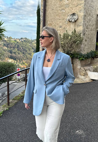 Slfrita-freia Ls Long Blazer