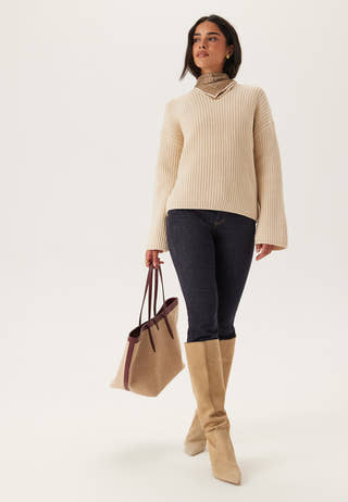 Slfselma Sus Ls Knit O-neck