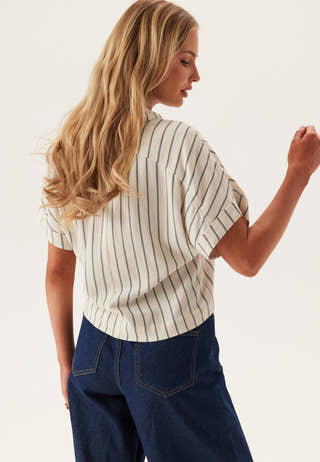 Slfviva Ss Striped Cropped Sun