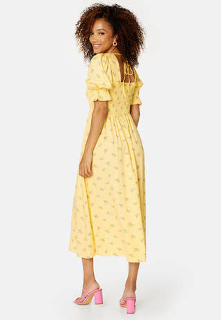 Ulrikke Smock Midi Dress