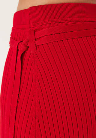 Slfcarly Mw Knit Ankle Skirt