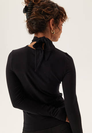 Slflina Lano Ls High Neck Top