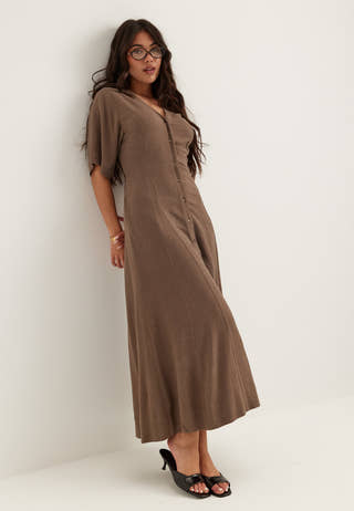 Slfviva Regular Linen Blend Dress
