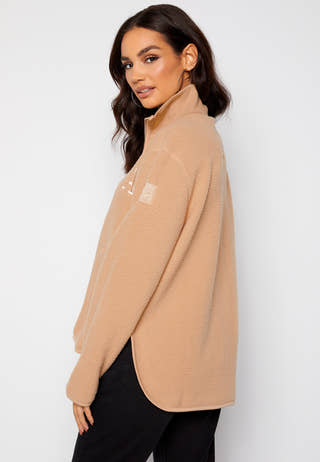 W. Pile Turtle Zip Sweat