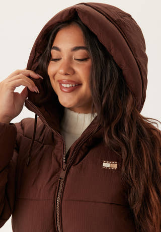 Tjw Hooded Midi Puffer Jacket