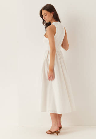 Tjw Rib Poplin Tank Dress Ext