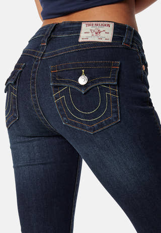 Becca Mid Rise Bootcut Flap