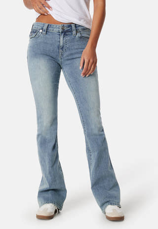 Becca Mid Rise Bootcut Flap