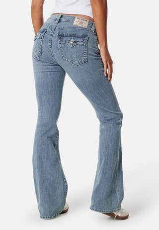 Becca Mid Rise Bootcut Flap